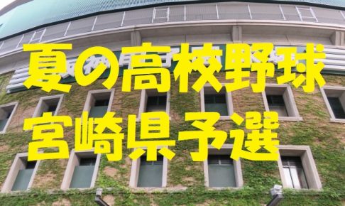 高校野球宮崎県予選地方大会
