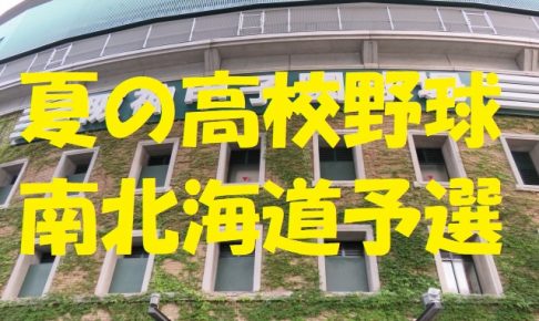 高校野球南北海道予選地方大会