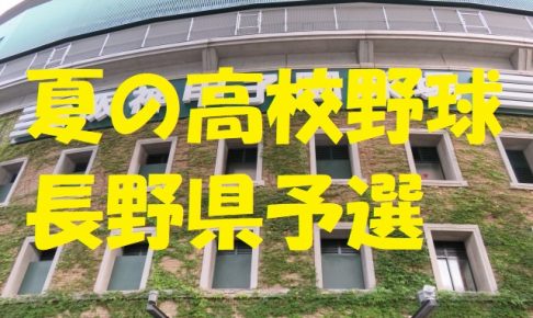 高校野球長野県予選地方大会