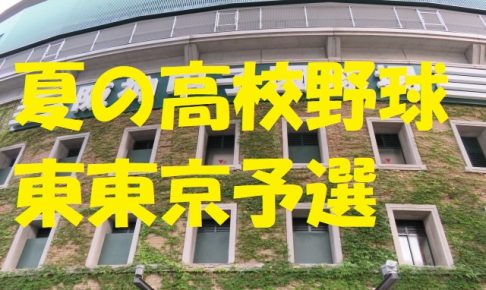 高校野球東東京予選地方大会