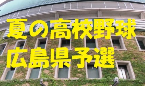 高校野球広島県予選地方大会