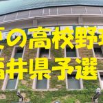 高校野球福井県予選地方大会